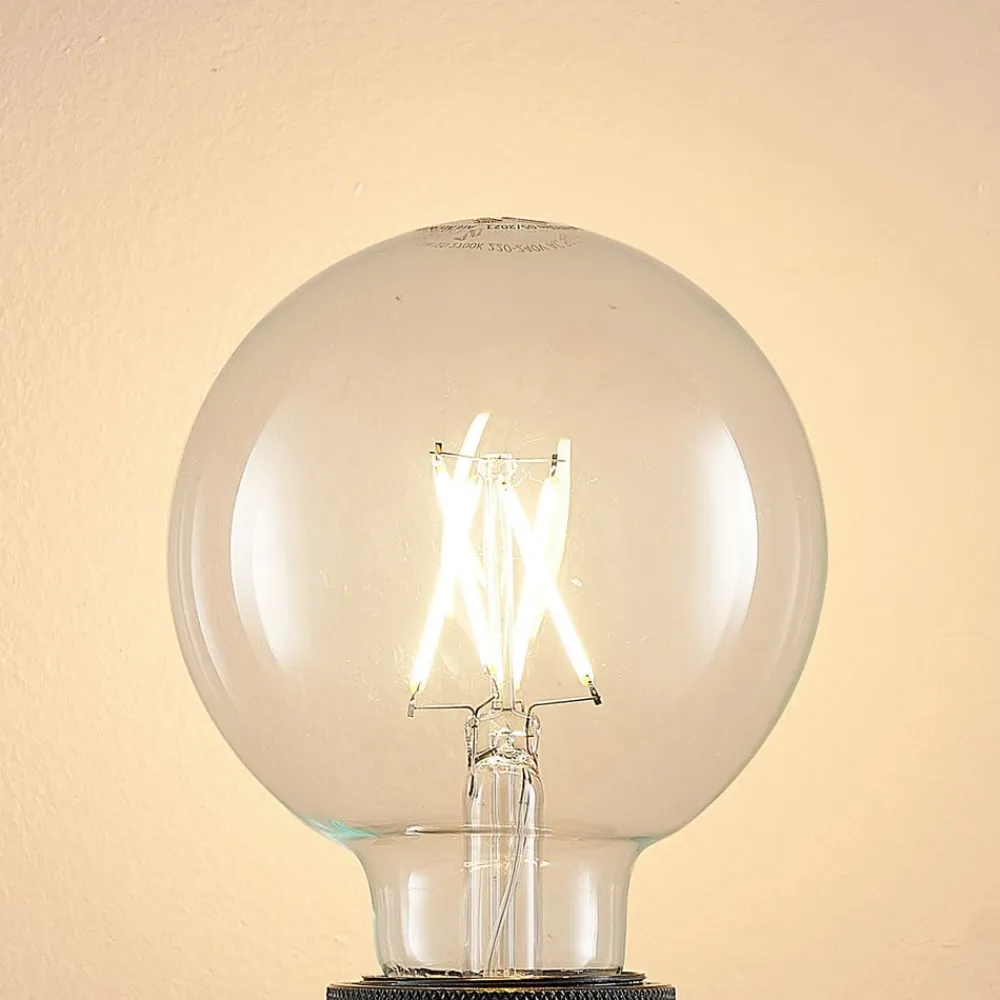 LED-pære E27 4 W 2.700 K G95 globe klar 2 stk^Arcchio Sale