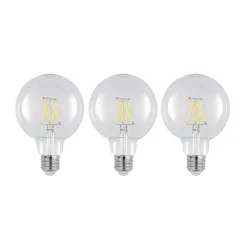 Arcchio LED-pære E27 4 W 2.700 K G95 globe klar 3 stk