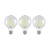 LED-pære E27 8 W 2.700 K G95 globe klar 3 stk^Arcchio Outlet