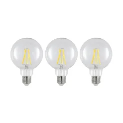 LED-pære E27 8 W 2.700 K G95 globe klar 3 stk^Arcchio Outlet