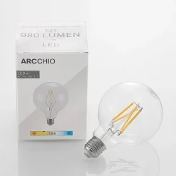 LED-pære E27 8 W 2.700 K G95 globe klar 3 stk^Arcchio Outlet