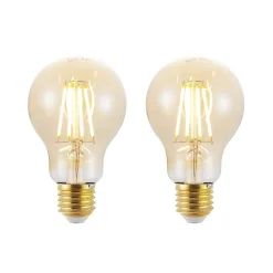 Arcchio LED-pære E27 6,5 W 825 rav 3-trins-dæmper, 2 stk