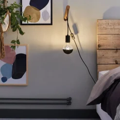 Paulmann LED-pære E27 827 6,5W hovedspejl sort mat