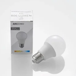 LED-pære E27 A60 8 W 3.000 K opal, sæt med 2 stk^Arcchio Online