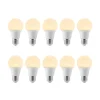Arcchio Led Pærer>LED-pære E27 A60 8 W 3.000 K opal, sæt med 10 stk