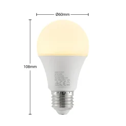 LED-pære E27 A60 9,5 W 3.000 K opal, sæt med 3 stk^Arcchio Discount