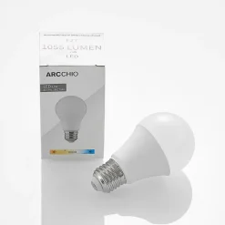 LED-pære E27 A60 9,5 W 3.000 K opal, sæt med 3 stk^Arcchio Discount