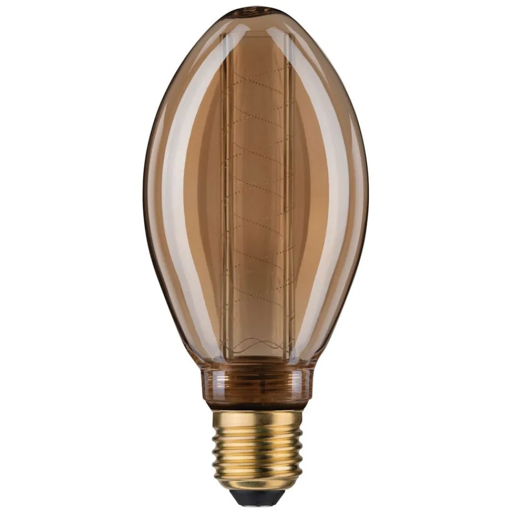 LED-pære E27 B75 4W Indre glød spiralmønster^Paulmann Best