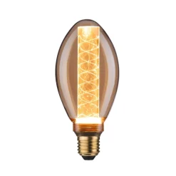 LED-pære E27 B75 4W Indre glød spiralmønster^Paulmann Best