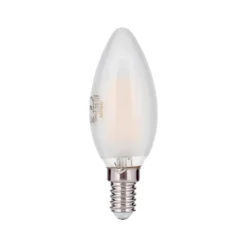 LED-pære E14 C35, mat, 2W, 2.700 K, 180 lm, dæmpbar^ORION New