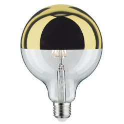 Paulmann Dæmpbar Led-Pære|Filament Pære>LED-pære E27 G125 827 6,5W Hovedspejl guld