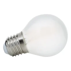 LED-pære E27 G45 4,5 W mat 827, kan dæmpes^ORION Hot