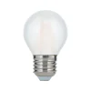 LED-pære, E27 G45, mat, 6W, 827, 720 lm, dæmpbar^ORION New