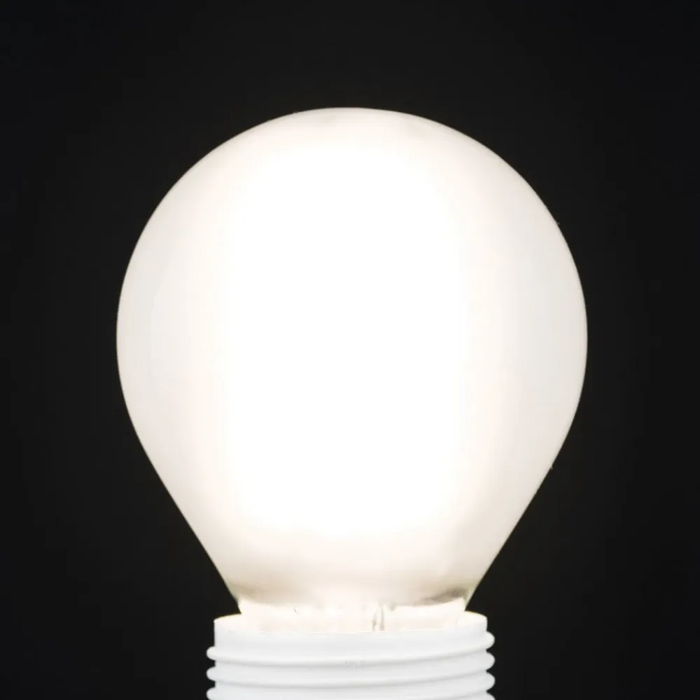 ORION LED-pære E14 G45, mat, 6W, 2.700 K, 720 lm, dæmpbar