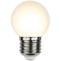 LED-pære E27 G45 til lyskæder, hvid 2.700K^STAR TRADING Best