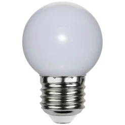 STAR TRADING LED-pære E27 G45 til lyskæder, hvid 6.500K