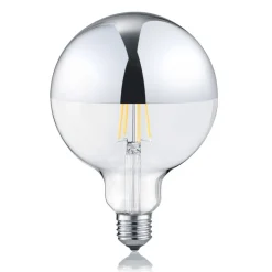 Trio Lighting Dæmpbar Led-Pære|Filament Pære>LED-pære E27 G125 7W 2.700K dæmpbart spejlhoved