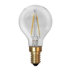 LED-pære E14 P45 filament 1,5W 2.100 K 120 lumen^STAR TRADING Discount