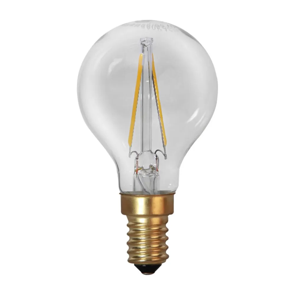 LED-pære E14 P45 filament 1,5W 2.100 K 120 lumen^STAR TRADING Discount