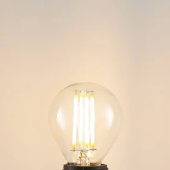 Arcchio LED-pære E14 P45, 4W, klar, 2.700K, dæmpbar, sæt med 2 stk