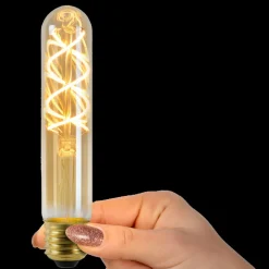 Lucide LED-pære E27 rør T30 5W 2,200K, dæmpbar 15cm