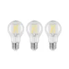 LED-pære E27 4W 2.700 K filament dæmpes klar 3 stk^Arcchio Discount