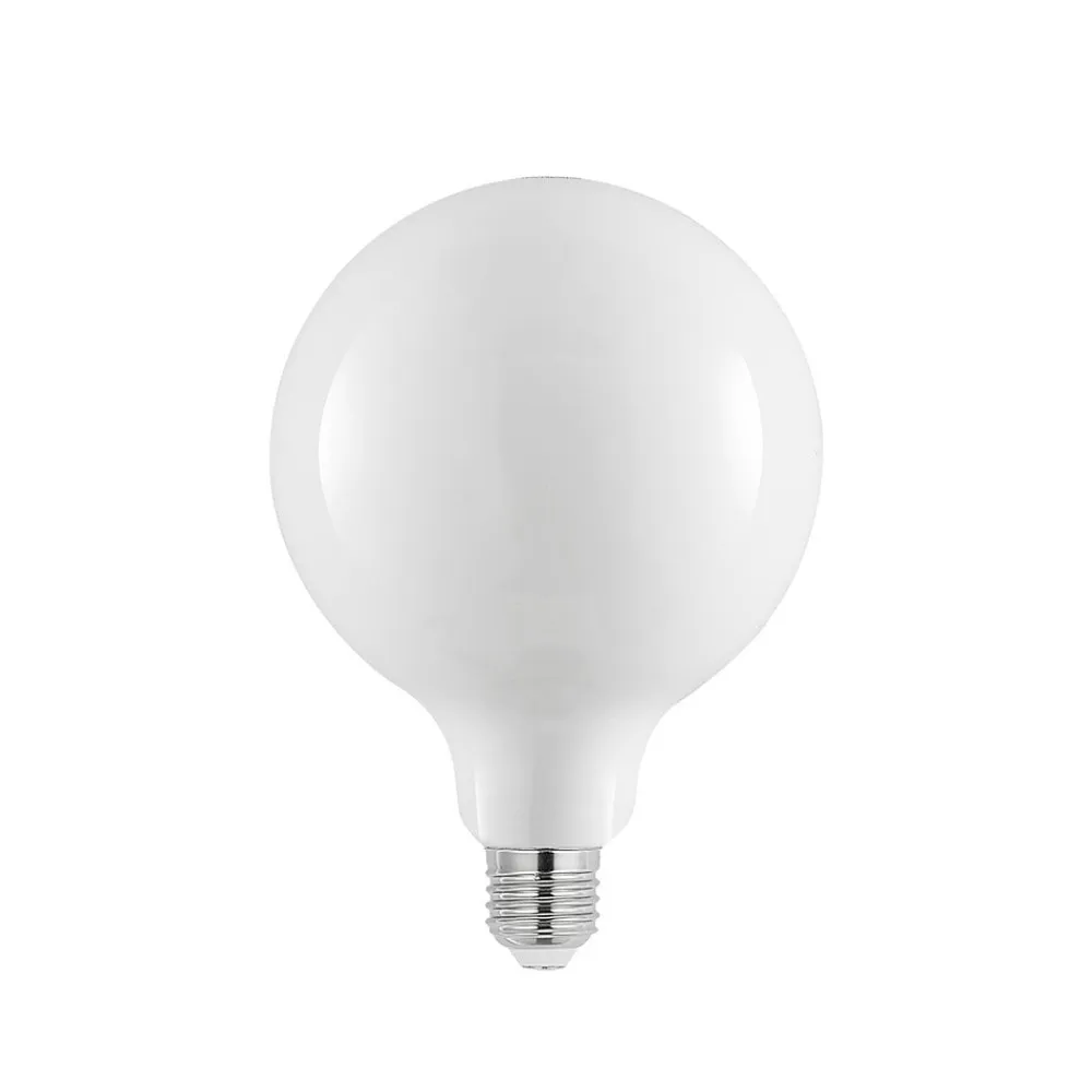 Arcchio LED-pære E27 6W 2.700 K G125 kan dæmpes opal 2 stk