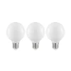 LED-pære E27 8W G80 2.700K dæmpbar, opal, sæt med 3 stk^Arcchio Online