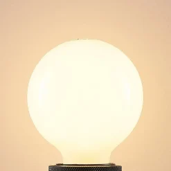 LED-pære E27 8W G80 2.700K dæmpbar, opal, sæt med 3 stk^Arcchio Online