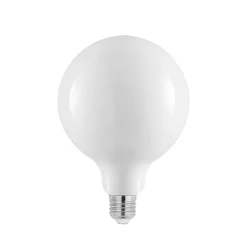 Arcchio LED-pære E27 6W 2.700K G125 Globe, dæmpbar, opal