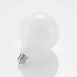 Arcchio LED-pære E27 6W 2.700K G125 Globe, dæmpbar, opal