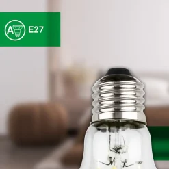 LED-pære E27 5W klar 3000K 1055 lm energiklasse 2er^Briloner Discount