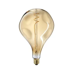 LED-pære Giant Drop E27 5W Filament 918 dim guld^Sigor Online