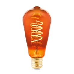EGLO LED-pære ST64 E27 4 W 2.000 K filament kobber