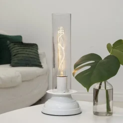 STAR TRADING Filament Pære>LED-rørpære E27 T30 22,5cm 3,4W 2.200K dæmpbar