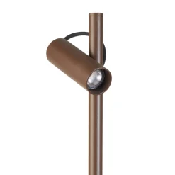LEDS-C4 Udendørs Spot>Juncus LED-spot med jordspyd, brun, 3.000 K
