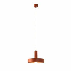 LEDS-C4 Keops 1-pendellampe, terracotta-mat, Ø 28 cm, aluminium
