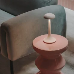 LEDS-C4 Dekorationsbelysning|Terrassebelysning>LED-bordlampe Portobello, hvid, dæmper, ABS