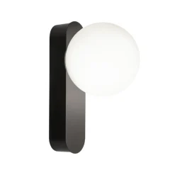 LEDS-C4 LED-væglampe Perlina, sort, stål