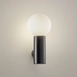 Mist væglampe til badeværelset, 1 lk. sort^LEDS-C4 Hot