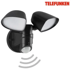 Telefunken Væglampe Med Sensor|Udendørs Spot><noscript><img width=