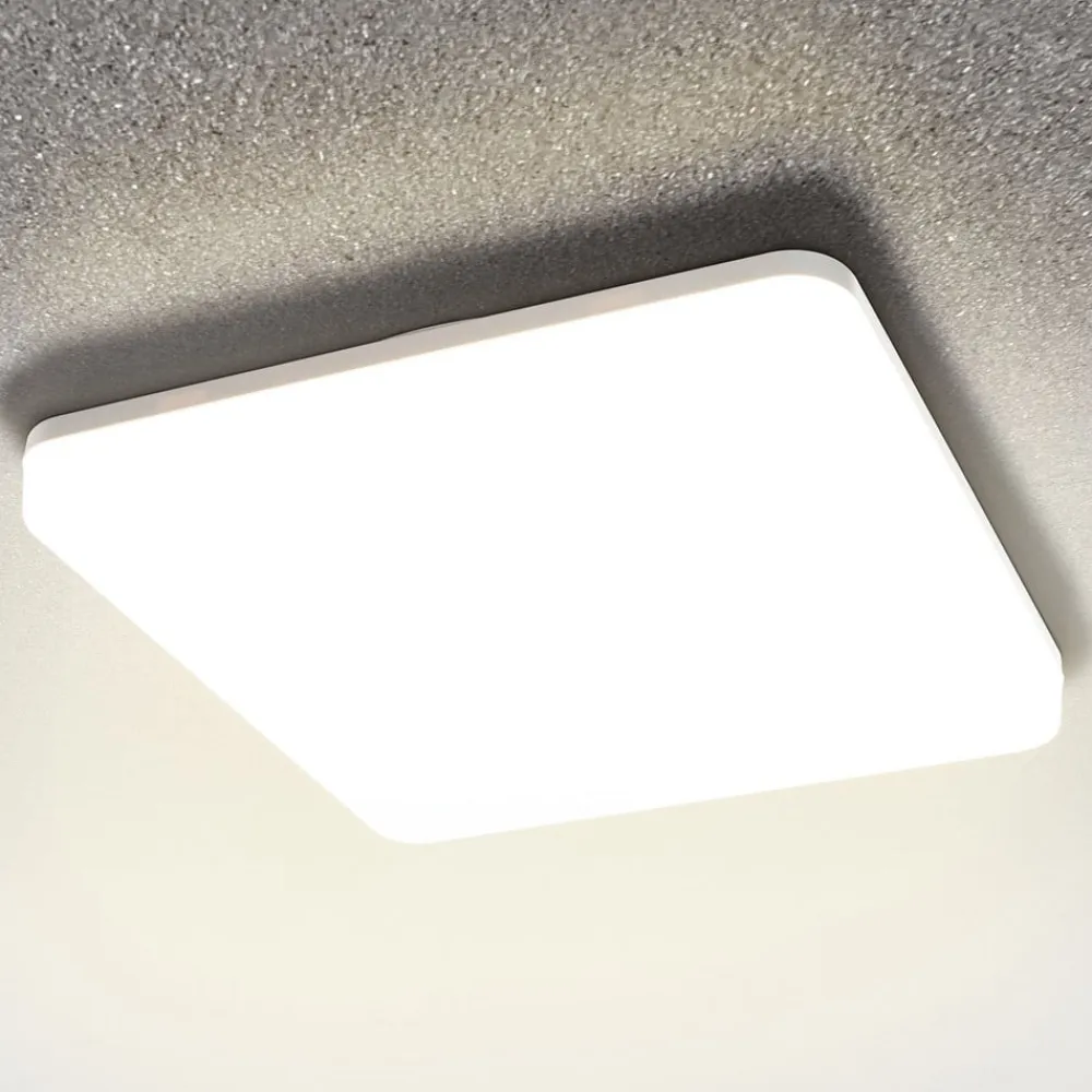 Heitronic LED-sensorloftlampe Pronto, kantet, 33x33cm