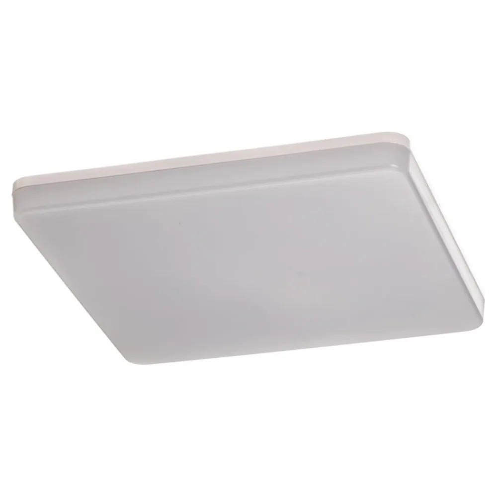 Heitronic LED-sensorloftlampe Pronto, kantet, 33x33cm