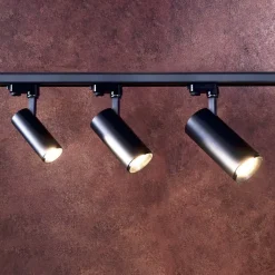 Deko-Light LED-skinnespot Lucea 3-faset 30 W sort