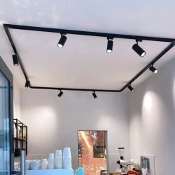 LED-skinnespot Lucea 3-faset 15W sort^Deko-Light Outlet