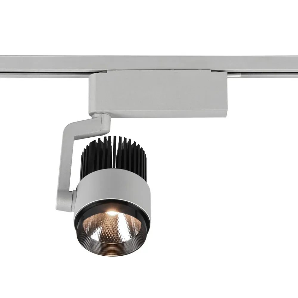 Trio Lighting LED-skinnespot Radiator til DUOline, titanium mat, CCT