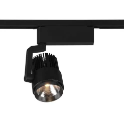 Trio Lighting LED-skinnespot Radiator til DUOline, mat sort, CCT