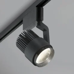 Trio Lighting LED-skinnespot Radiator til DUOline, mat sort, CCT