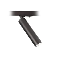 LED-skinnespot Slim 1-faset, sort, aluminium, 5 W, 2.700 K^Deko-Light