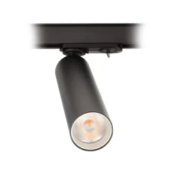 LED-skinnespot Slim 1-faset, sort, aluminium, 5 W, 2.700 K^Deko-Light